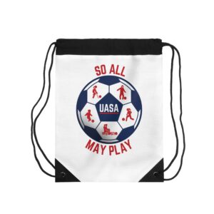 UASA 'So All May Play' Drawstring Bag