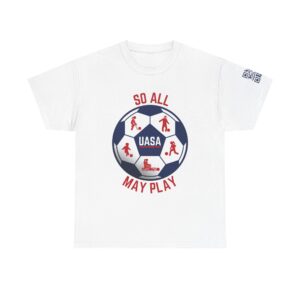 UASA 'So All May Play' Unisex Heavy Cotton T-Shirt