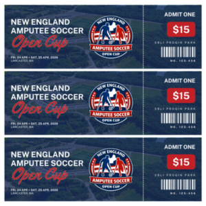 New England Amputee Soccer Open Cup - Spectator Ticket